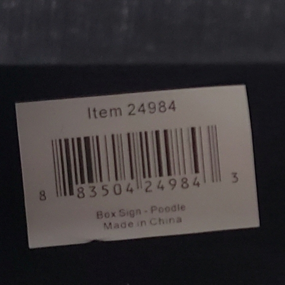 ALL YOU NEED IS LOVE AND A POODLE.. Wooden 3 dimensional Decor Sign - Picture 8 of 9